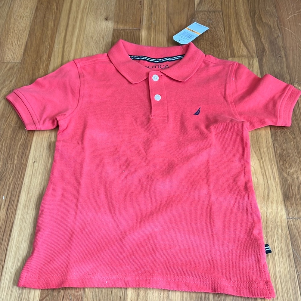 4t toddler boy Nautica polo